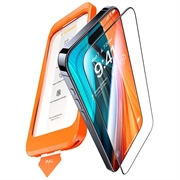 iPhone 16 Pro Torras GlassGo karkaistu lasi näytönsuoja automaattisella pölynpoistotyökalulla - Clear