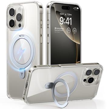 iPhone 16 Pro Torras Guardian Ostand MagSafe kotelo - läpinäkyvä