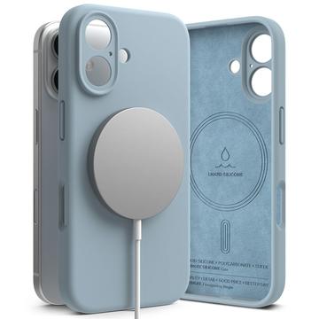 iPhone 16 Ringke Liquid Silicone MagSafe Kotelo - Sininen