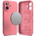 iPhone 16 Ringke Liquid Silicone MagSafe Kotelo - Pinkki