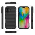 iPhone 16 Rugged TPU Suojakuori - Musta