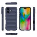 iPhone 16 Rugged TPU Suojakuori - Tummansininen