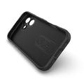 iPhone 16 Rugged TPU Suojakuori - Vaaleanharmaa