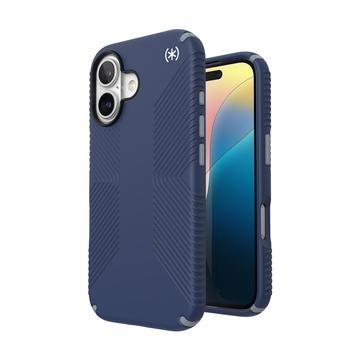 iPhone 16 Speck Presidio2 Grip Hybridikotelo - Sininen