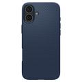 iPhone 16 Spigen Liquid Air TPU Suojakuori - Tummansininen