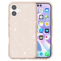 iPhone 16 Stylish Glitter Series Hybridikotelo - Kulta