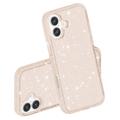 iPhone 16 Stylish Glitter Series Hybridikotelo - Kulta