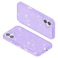 iPhone 16 Stylish Glitter Series Hybridikotelo - Violetti