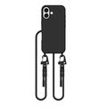 iPhone 16 Tech-Protect MagNecklace MagSafe -kotelo - Musta
