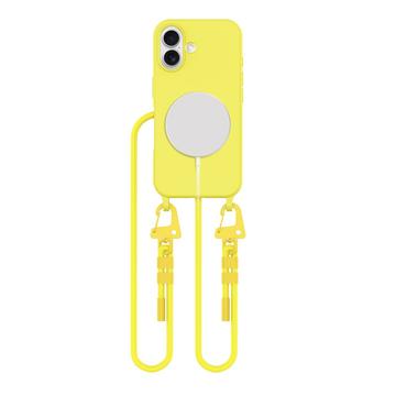 iPhone 16 Tech-Protect MagNecklace MagSafe -kotelo - Keltainen