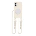 iPhone 16 Tech-Protect MagNecklace MagSafe -kotelo - lattea väri