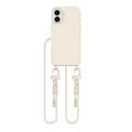 iPhone 16 Tech-Protect MagNecklace MagSafe -kotelo - lattea väri