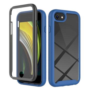iPhone 16e 360 Suojaussarja Kotelo - Sininen / Selkeä
