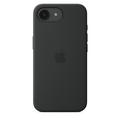 iPhone 16e Applen silikonikotelo MD3N4ZM/A - Musta
