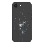 iPhone 16e:n Takakannen Korjaus - Vain lasi - Musta