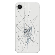 iPhone 16e:n Takakannen Korjaus - Vain lasi - Valkoinen
