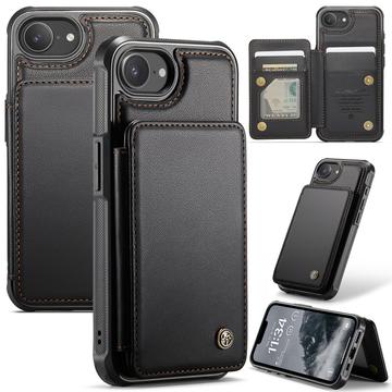 iPhone 16e Caseme C22 Kotelo RFID-korttilompakko - Musta