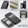 iPhone 16e Caseme C22 Kotelo RFID-korttilompakko - Musta