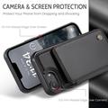 iPhone 16e Caseme C22 Kotelo RFID-korttilompakko - Musta