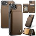 iPhone 16e Caseme C22 Kotelo RFID-korttilompakko - ruskea