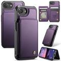iPhone 16e/17e Caseme C22 Kotelo RFID-korttilompakko - Violetti