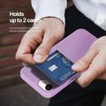 iPhone 16e Dux Ducis Rafi II Magneettinen kotelo, jossa on potkukiinnike ja korttipaikat - violetti