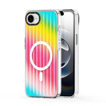 iPhone 16e Dux Ducis Zest Gradient Kotelo - MagSafe-yhteensopiva - Sateenkaari