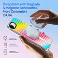iPhone 16e Dux Ducis Zest Gradient Kotelo - MagSafe-yhteensopiva - Sateenkaari