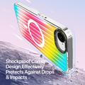 iPhone 16e Dux Ducis Zest Gradient Kotelo - MagSafe-yhteensopiva - Sateenkaari