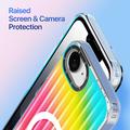 iPhone 16e Dux Ducis Zest Gradient Kotelo - MagSafe-yhteensopiva - Sateenkaari