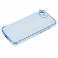 iPhone 16e galvanoitu iskunkestävä TPU-kotelo - sininen