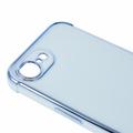 iPhone 16e galvanoitu iskunkestävä TPU-kotelo - sininen