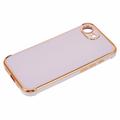 iPhone 16e galvanoitu iskunkestävä TPU-kotelo - violetti