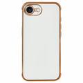 iPhone 16e Galvanoitu iskunkestävä TPU-kotelo - Valkoinen