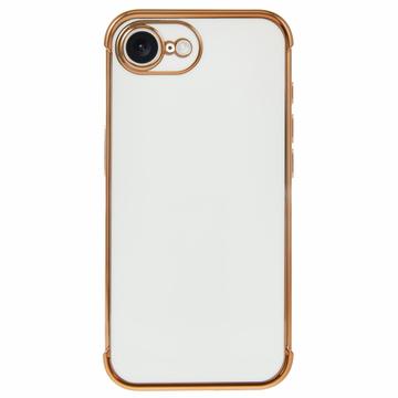 iPhone 16e Galvanoitu iskunkestävä TPU-kotelo - Valkoinen