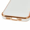 iPhone 16e Galvanoitu iskunkestävä TPU-kotelo - Valkoinen