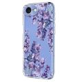iPhone 16e Kukkakuvioinen TPU-kotelo - Wisteria