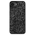 iPhone 16e/17e Taottu tekstuurihybridikotelo - hopea
