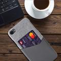 iPhone 16e KSQ Suojakuori Korttipidikkeellä - Harmaa