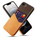 iPhone 16e/17e KSQ Suojakuori Korttipidikkeellä - Oranssi