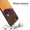 iPhone 16e KSQ Suojakuori Korttipidikkeellä - Oranssi