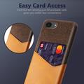 iPhone 16e KSQ Suojakuori Korttipidikkeellä - Oranssi