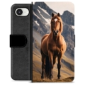 iPhone 16e Premium Lompakkokotelo - Hevonen