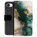 iPhone 16e Premium Lompakkokotelo - Jade Marmori