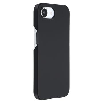 iPhone 16e Kumipäällysteinen Muovikuori - Musta