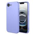 iPhone 16e Iskunkestävä silikonikotelo - violetti