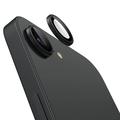 iPhone 16e Spigen Glas.tR Ez Fit Optik Pro Kameralinssin Panssarilasi - 9H - Musta