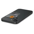 iPhone 16e Spigen Glas.tR Ez Fit Optik Pro Kameralinssin Panssarilasi - 9H - Musta