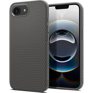 iPhone 16e Spigen Liquid Air TPU Suojakuori - Marmoriharmaa
