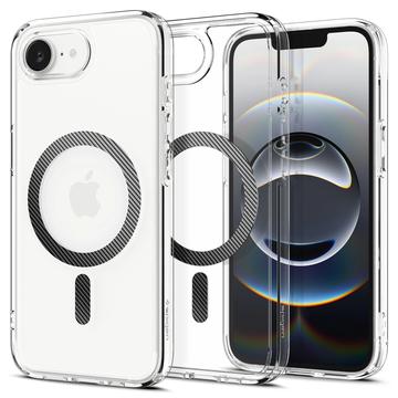 iPhone 16e Spigen Ultra Hybrid Mag Kotelo - Hiilikuitu / Kirkas